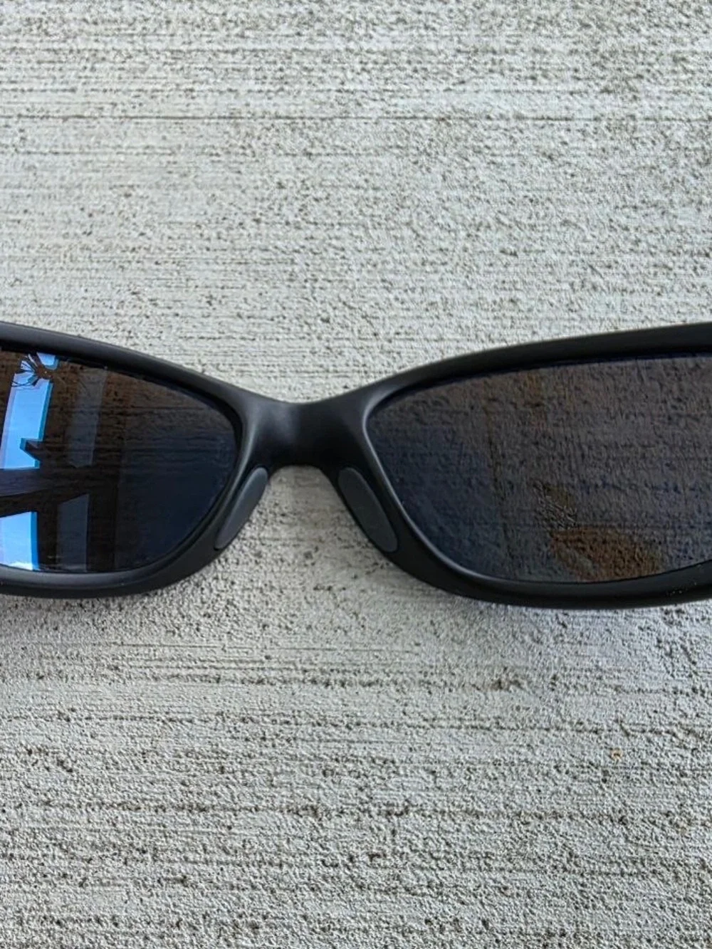Costa Del Mar Fathom FA11 Blue Mirror Polarized Sunglasses Black w/ Cork Case